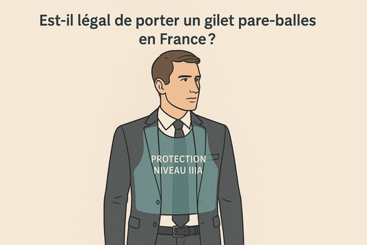 est il légal de porter un gilet pare-balles IIIA homologuée légère et port discret VEST PARIS