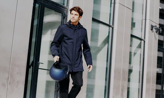 veste moto élégante VEST PARIS avec protections SAS TEC