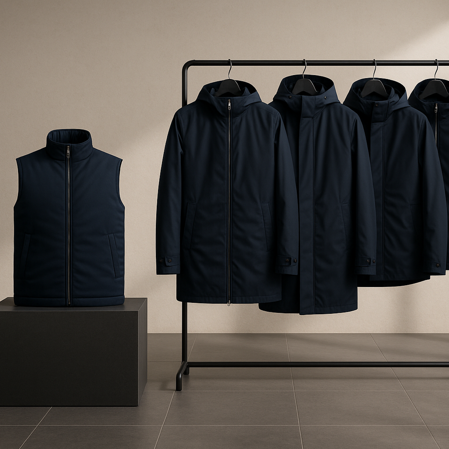 vestes techniques urbaines avec protection moto, pare-balles et anti-couteaux, discrètes, imperméables et élégantes VEST PARIS