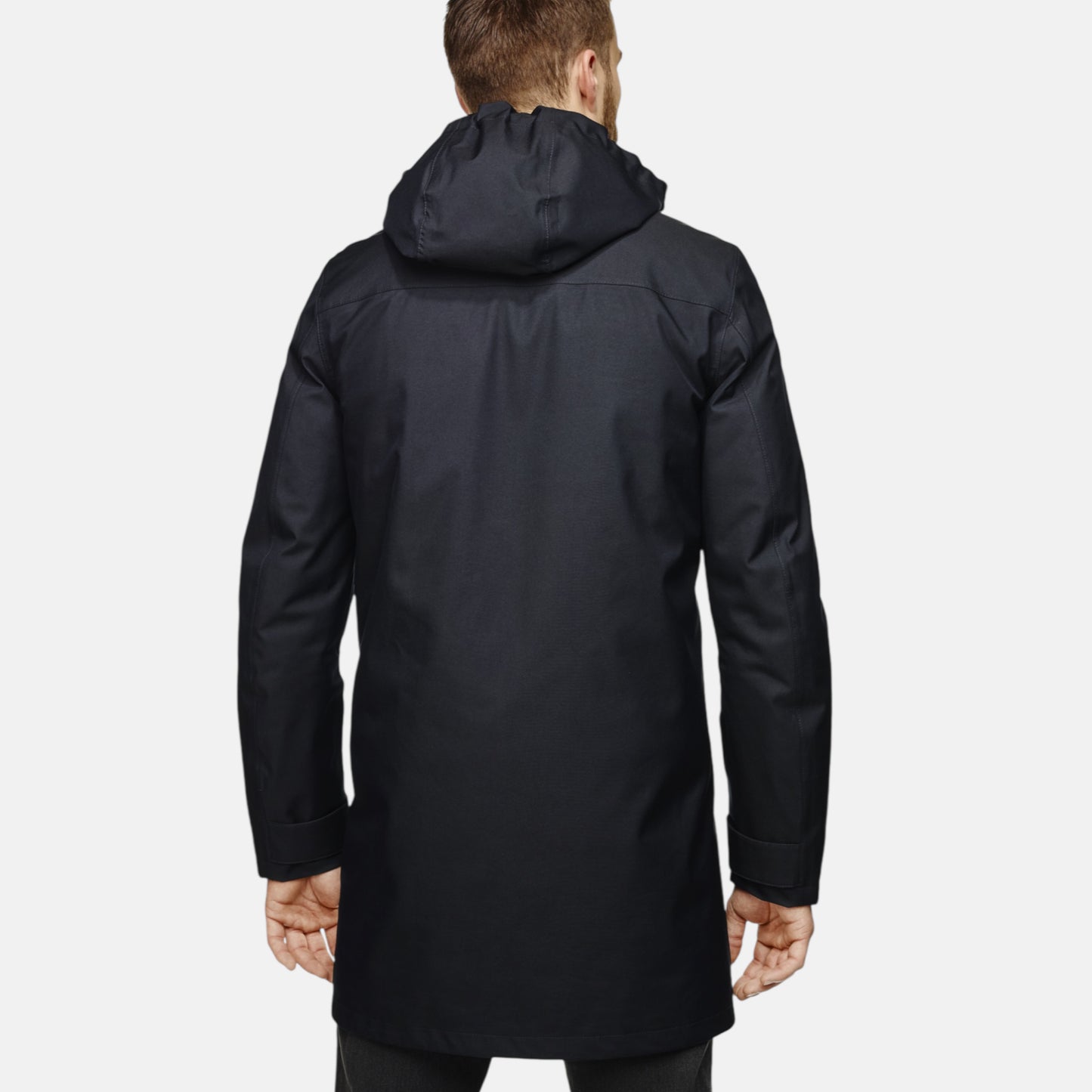 Veste moto imperméable hiver élégante avec protections homologuées V1 VEST PARIS pour porter avec un costume