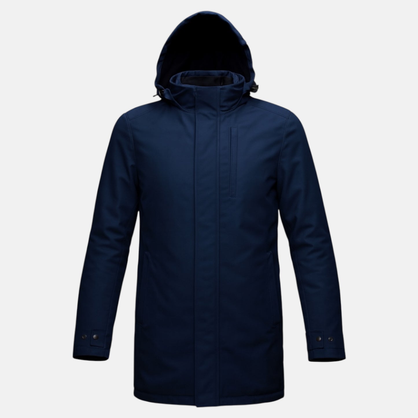 Parka moto imperméable VEST PARIS V2 bleue pour homme, veste technique avec protection CE SAS TEC