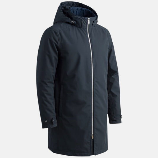 Veste moto imperméable et chade élégante V1 VEST PARIS avec protections invisibles SAS TEC