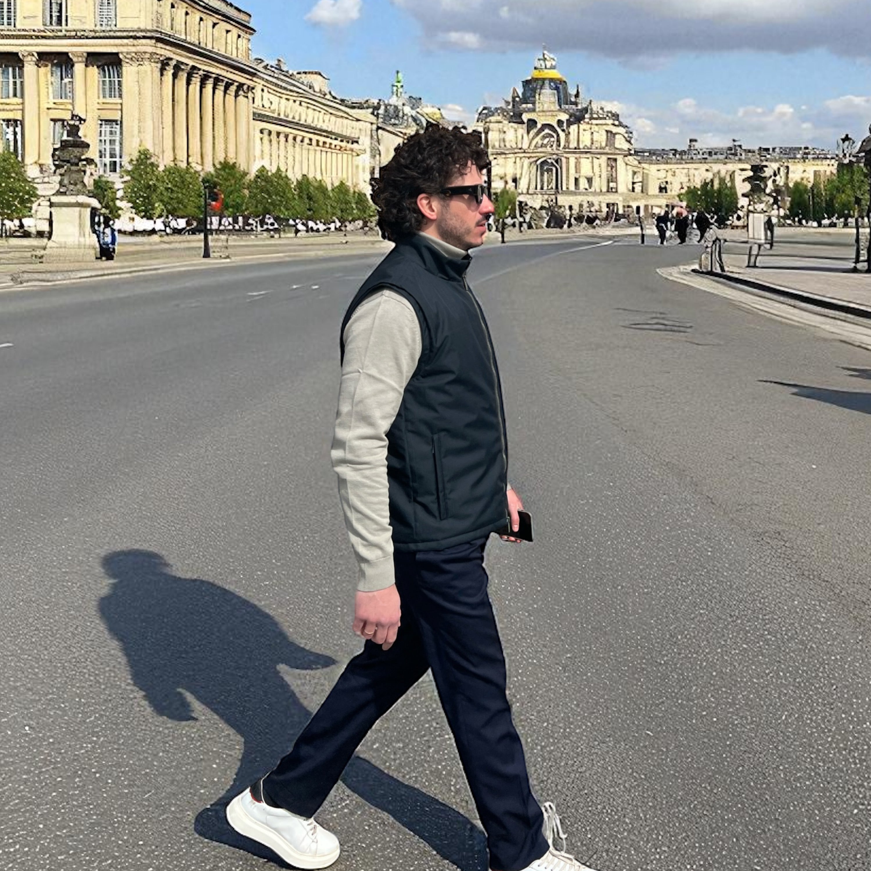 veste pare-balles anti couteau V007 élégante légère à porter avec un costume homologuée IIIA NIJ par VEST PARIS