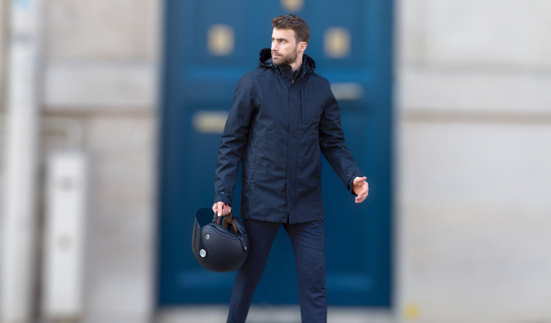 blouson moto été élégant et ventilé 