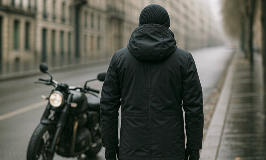 manteau moto imperméable V1, chaud et élégant