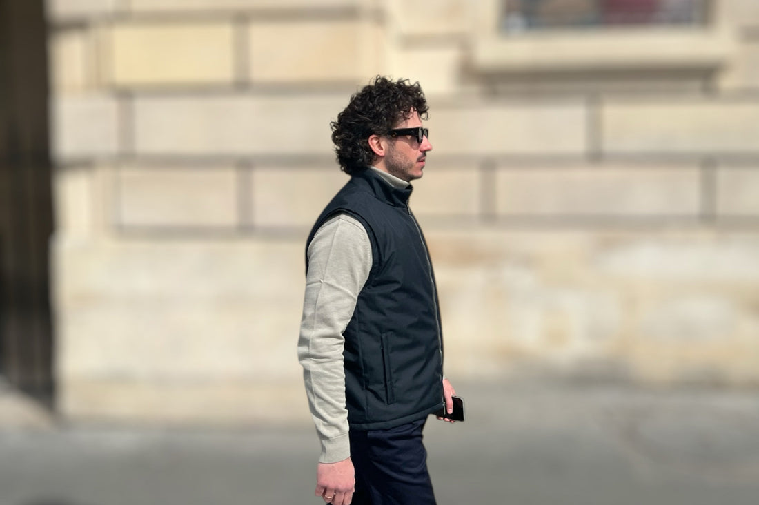 Veste pare-balles et anti couteau urbaine discrète et légère V007 de VEST PARIS