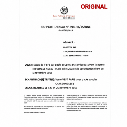 GIUBBOTTO ANTIPROIETTILE IIIA · V007