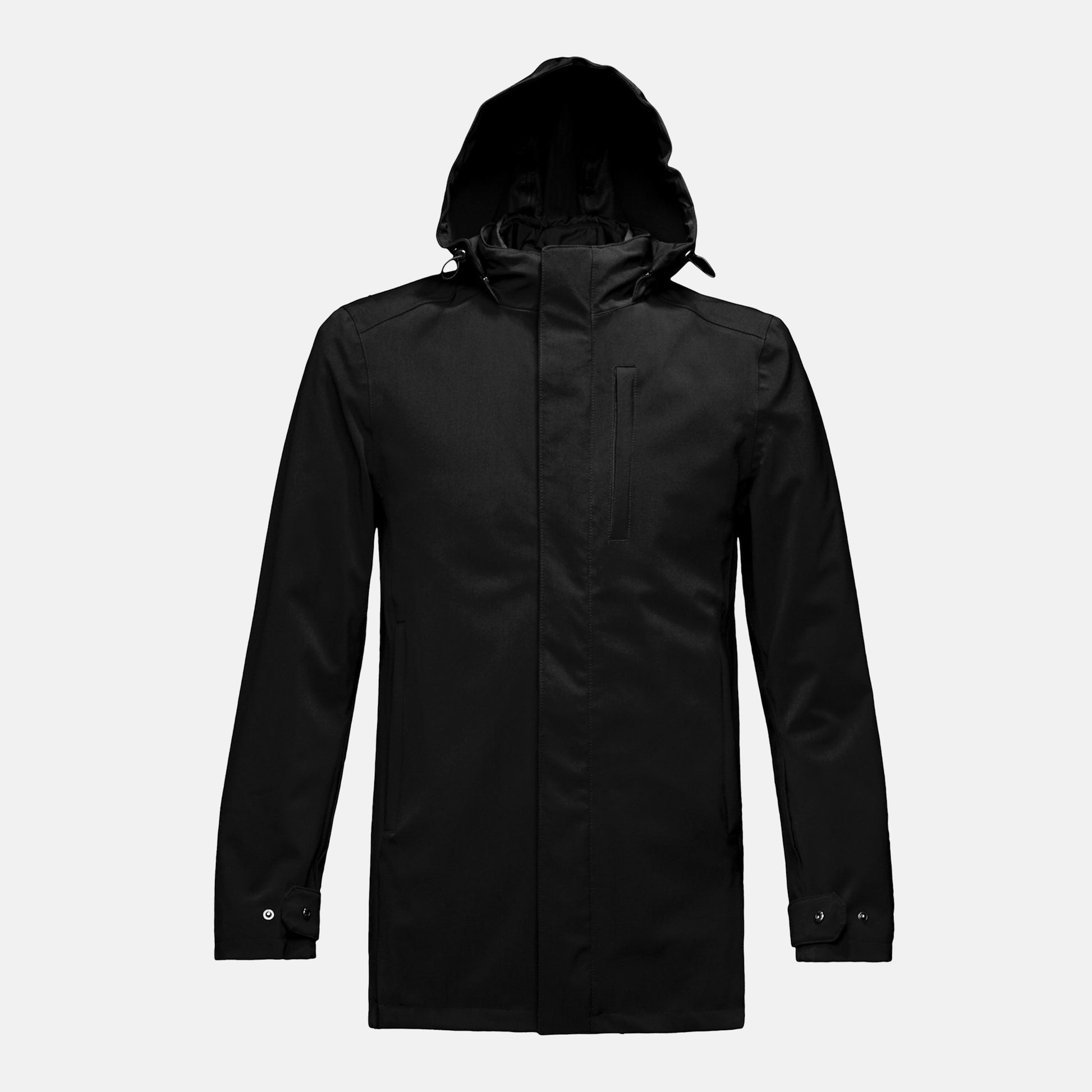 Parka technique imperméable noire