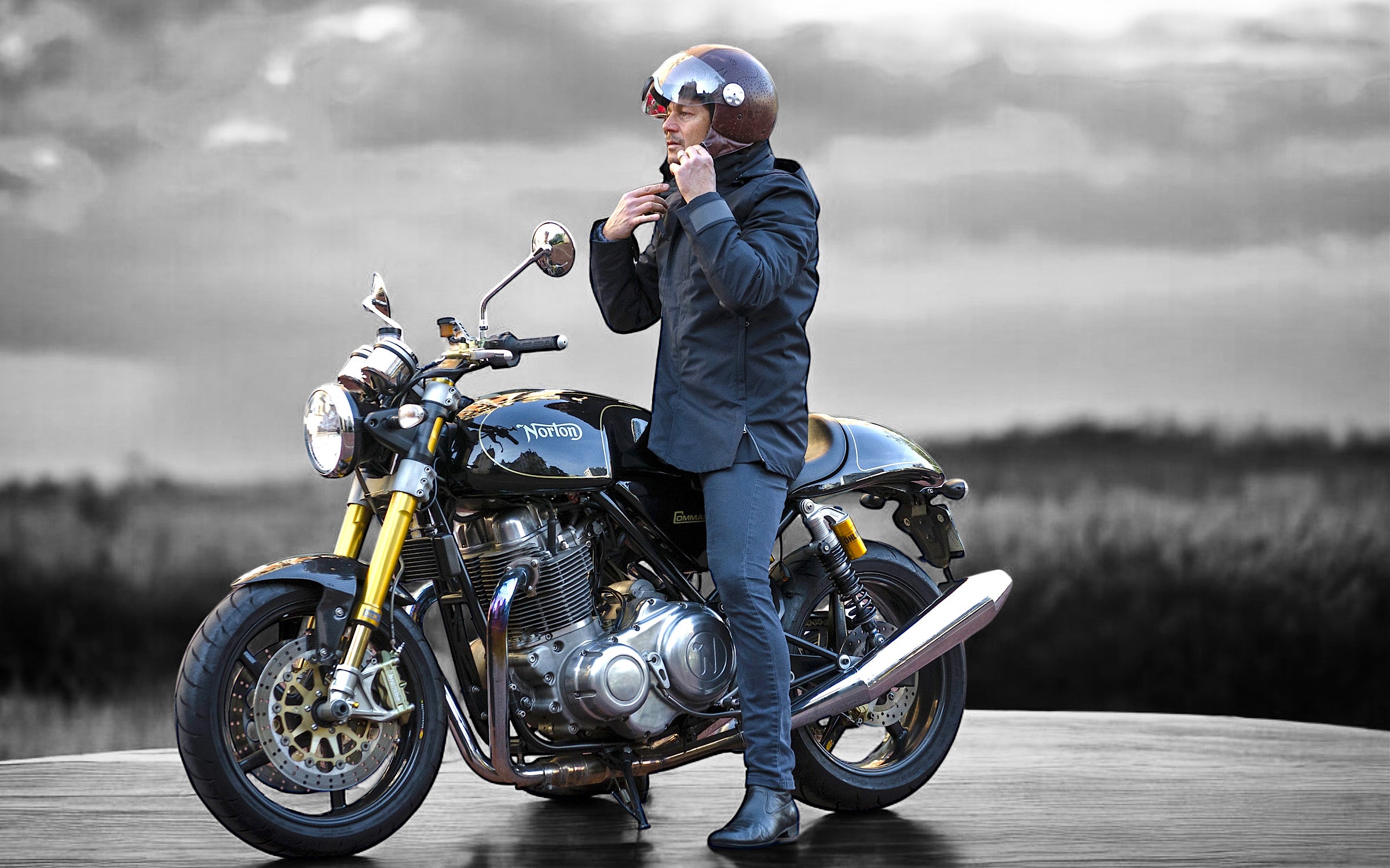 elegant waterproof motorcycle jacket