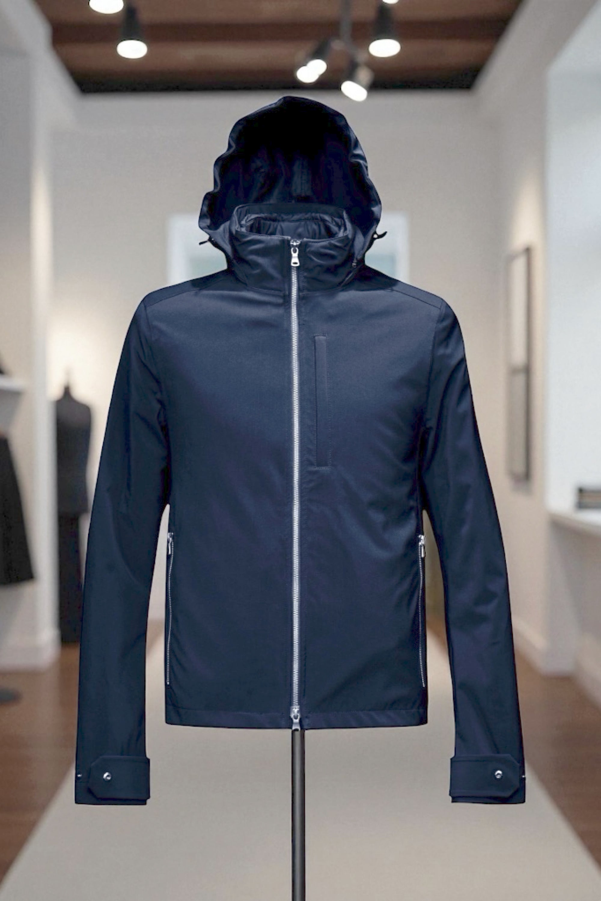 Blouson Moto V4 VEST PARIS imperméable, chaud et élégant avec protections moto homologuées CE