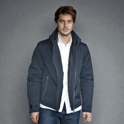 Blouson moto imperméable urbain V4 avec protections homologuées SAS TEC