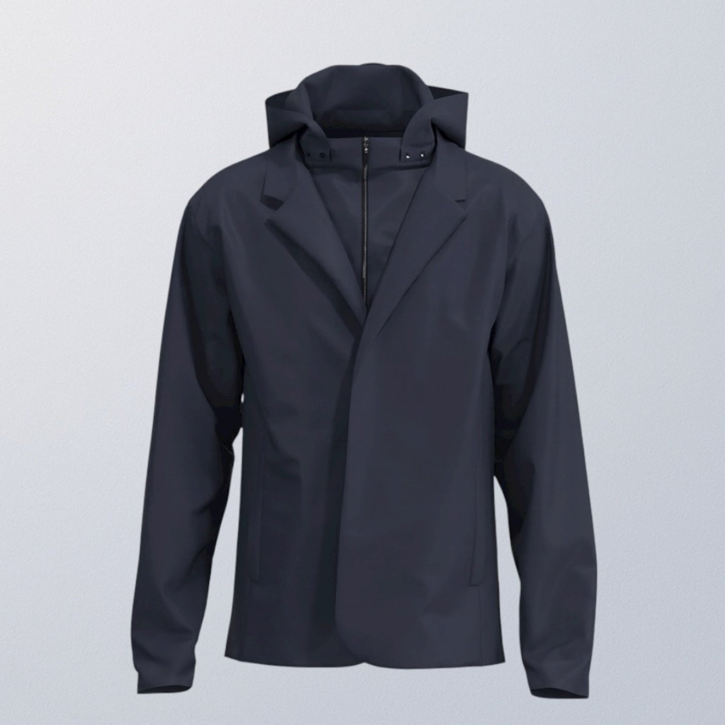 Veste moto imperméable urbaine élégante V68-02 VEST PARIS, design costume et protections moto SAS TEC