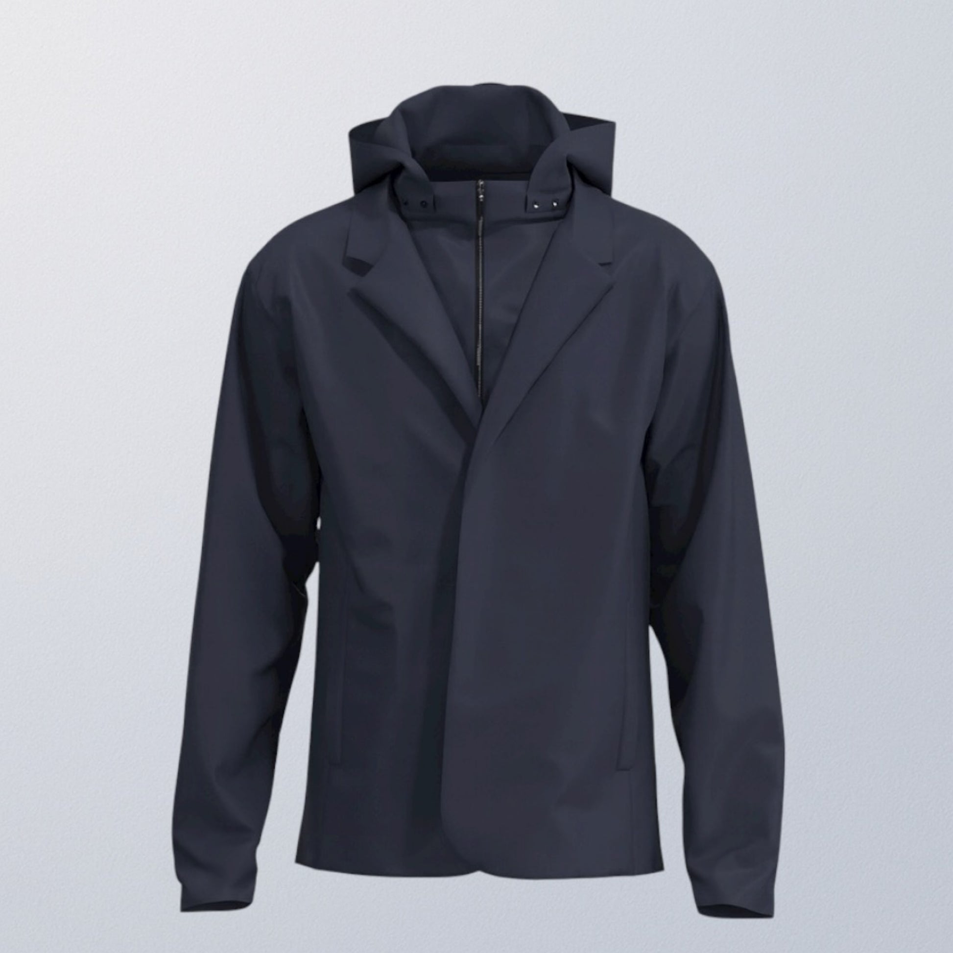 Veste moto imperméable urbaine élégante V68-02 VEST PARIS, design costume et protections moto SAS TEC