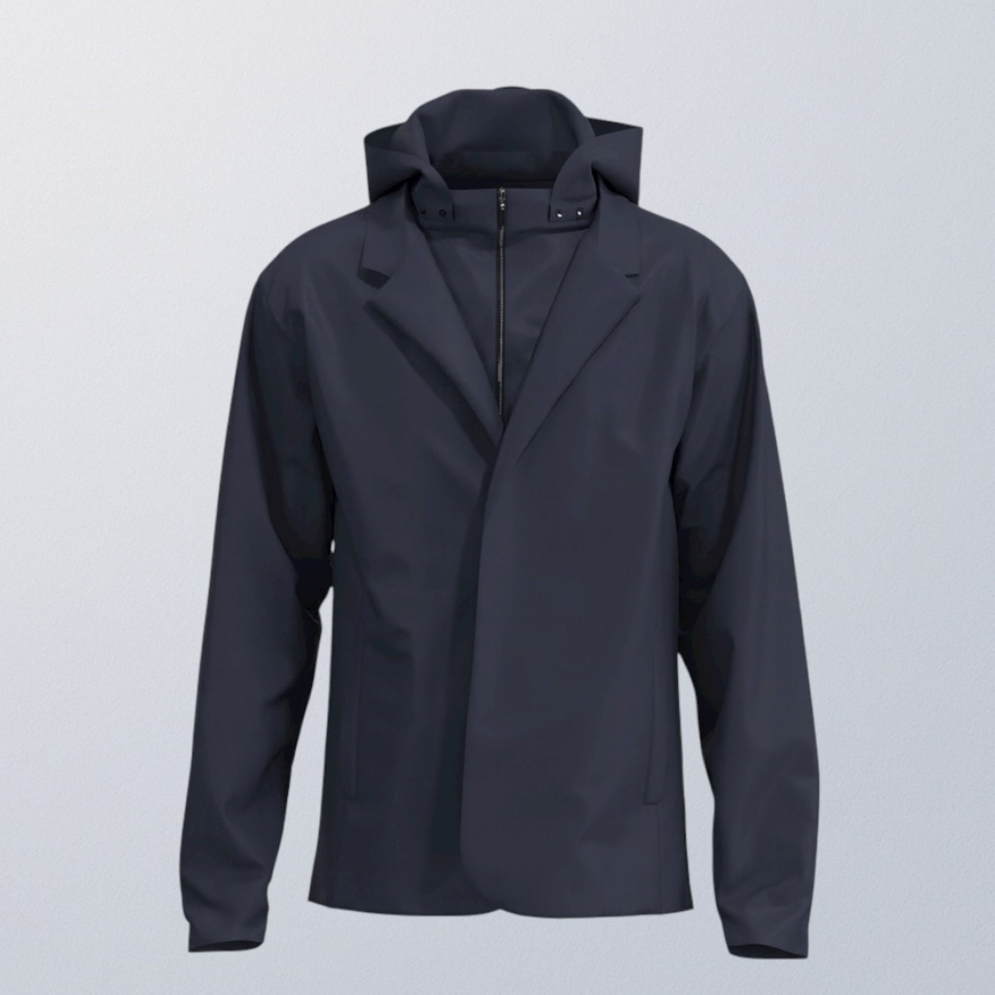 Veste moto imperméable urbaine élégante V68-02 VEST PARIS, design costume et protections moto SAS TEC