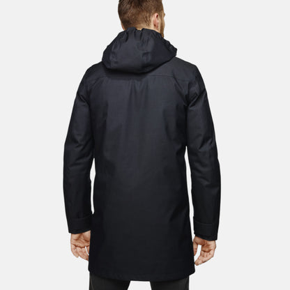 Veste moto imperméable hiver élégante avec protections homologuées V1 VEST PARIS pour porter avec un costume 