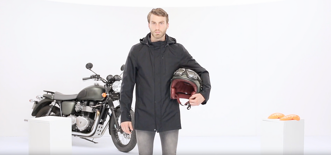 parka moto imperméable haut de gamme homme V2 VEST PARIS 