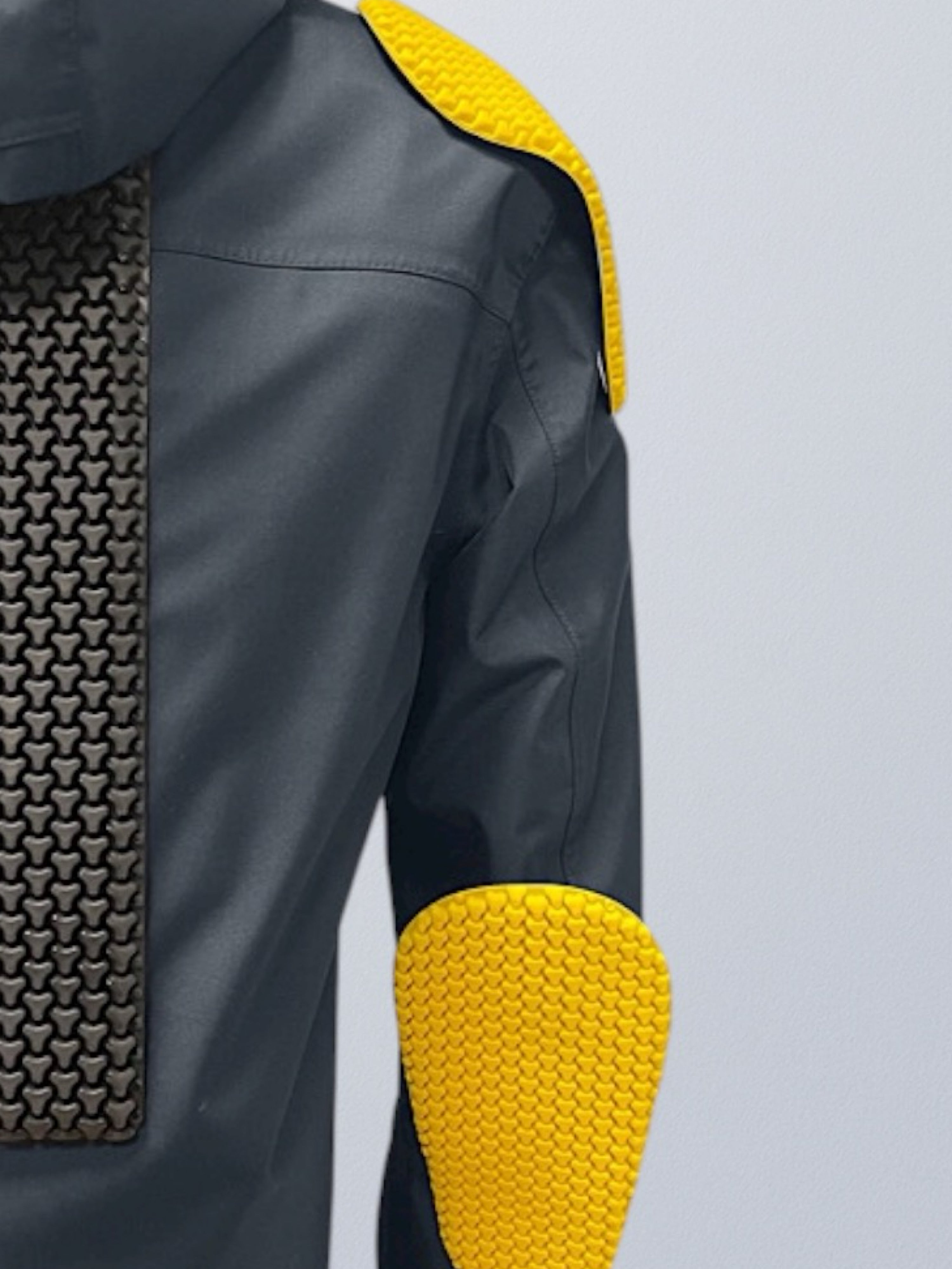 Protections moto SAS TEC intégrées au blouson V4, homologuées CE et ultra légères