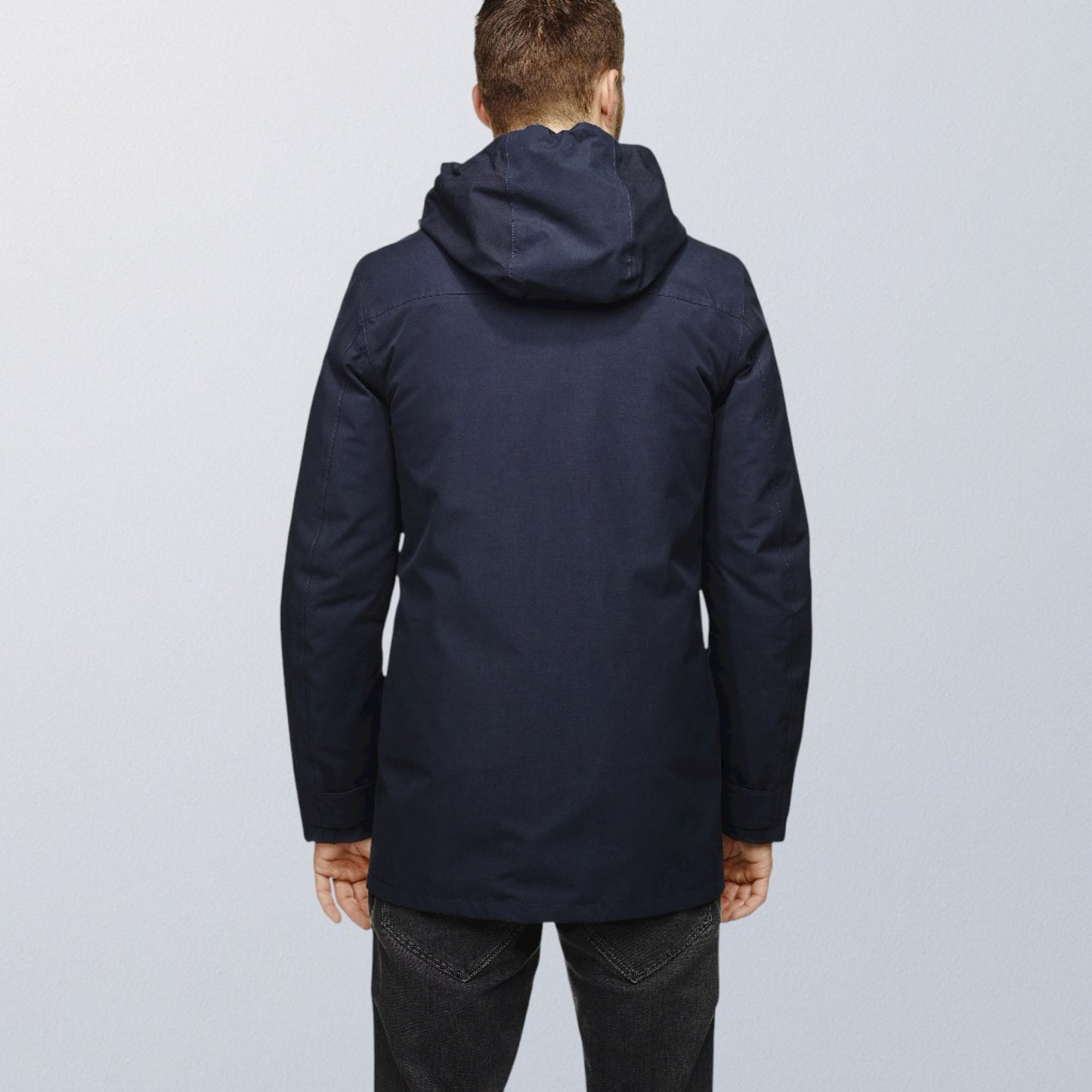 Parka moto imperméable hiver V2 VEST PARIS pour homme en costume, veste technique avec protection CE SAS TEC