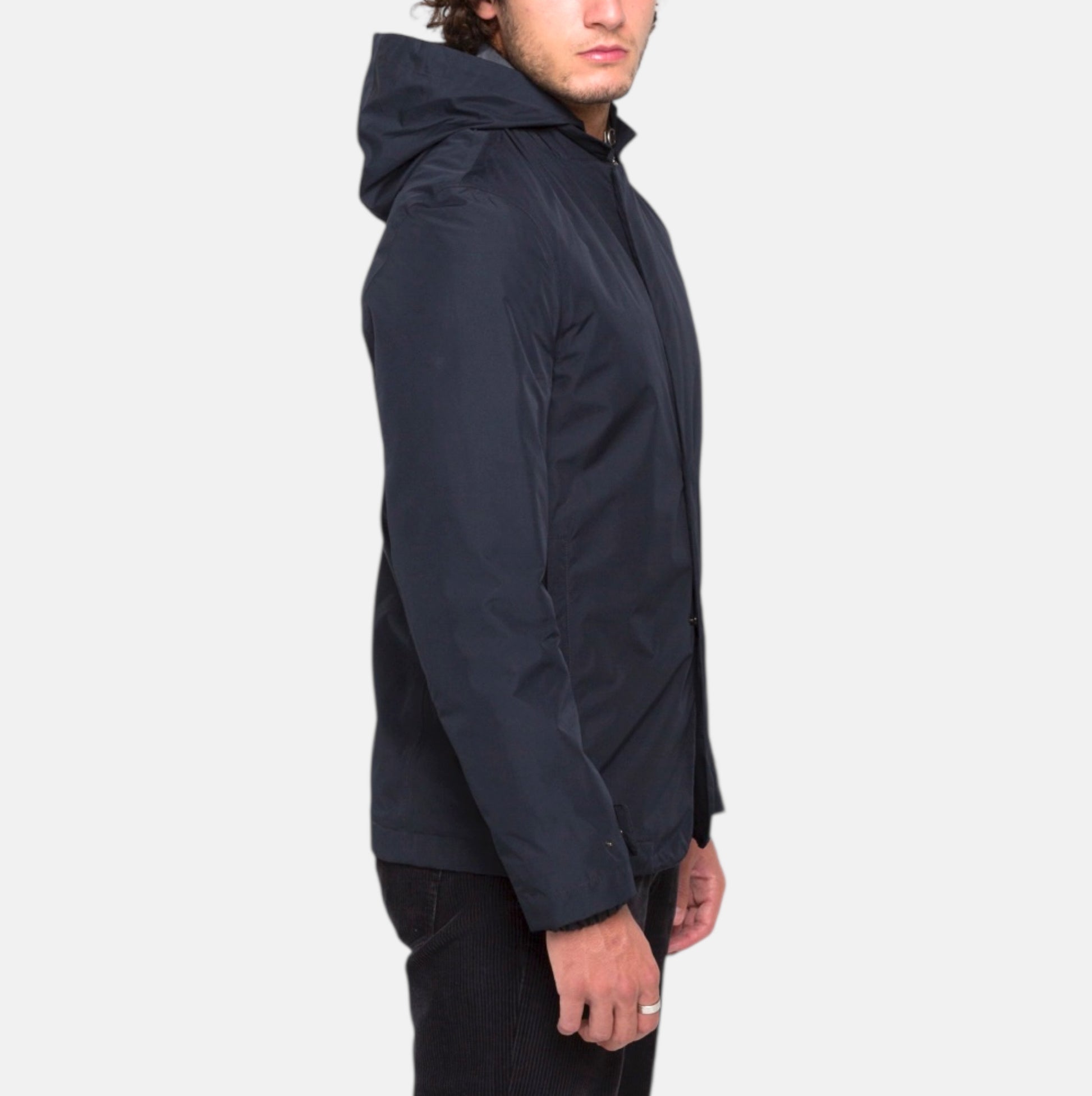 veste moto imperméable chic et haut de gamme V68-02 de VEST PARIS avec protections homologuées SAS TEC 