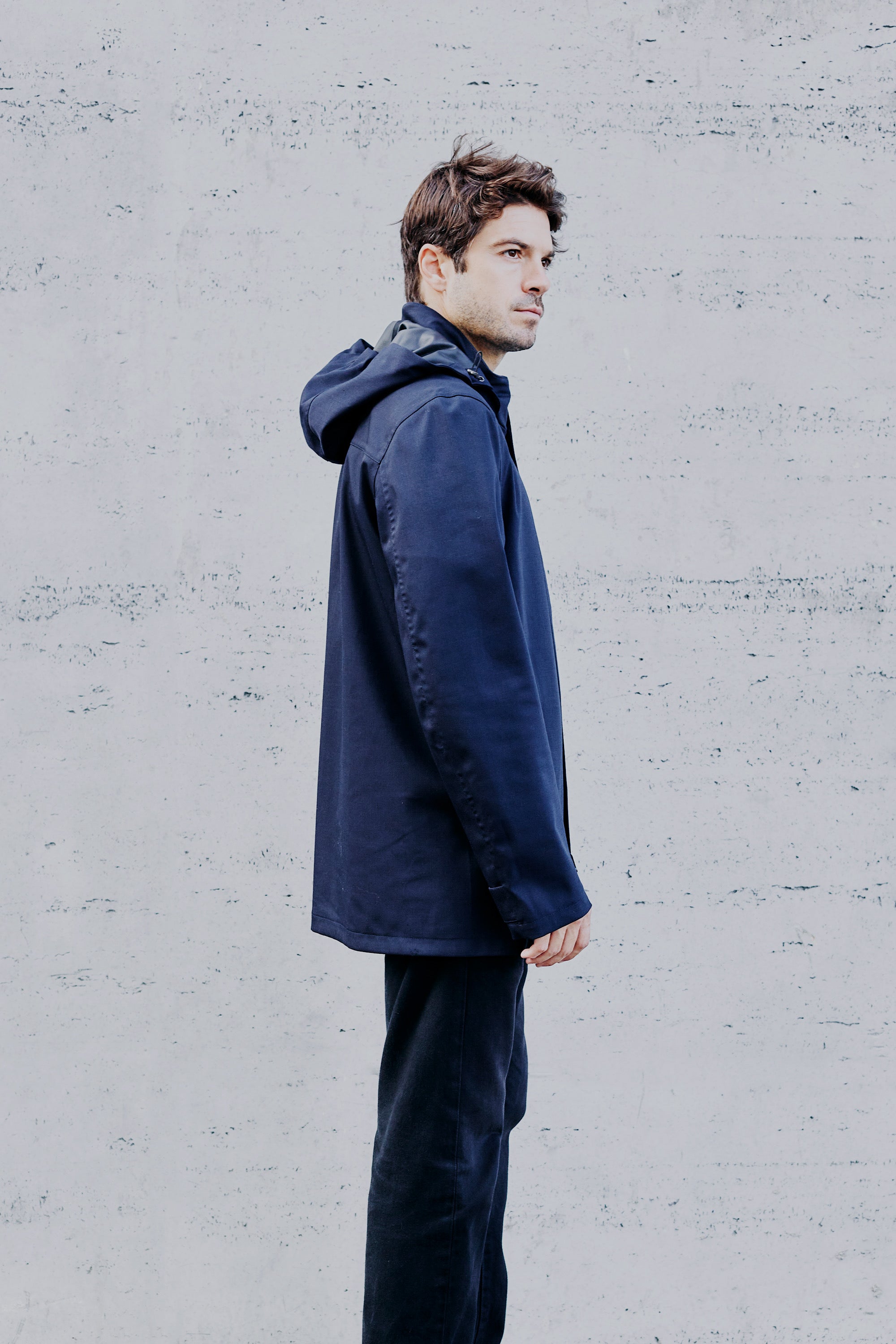 parka moto habillée imperméable et légère  V2 VEST PARIS avec protections certifiées CE