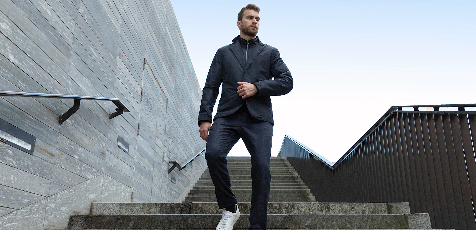 Veste moto urbaine élégante et imperméable V68-02 – VEST PARIS